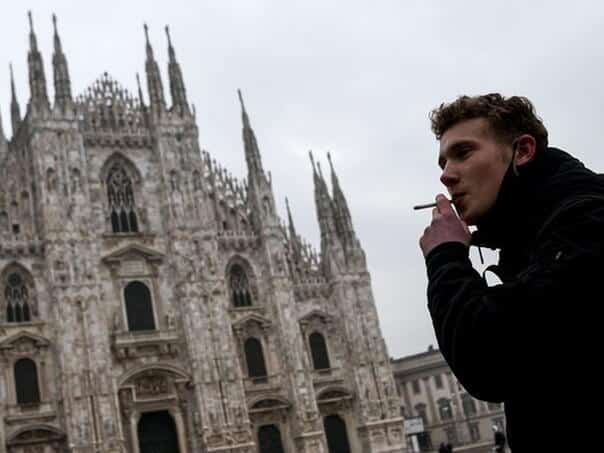 The first large Italian city to ban outdoor smoking