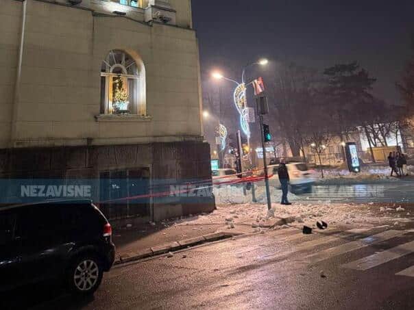 Horror in Banja Luka: Snow fell from the roof on a child’s head, he was immediately taken to the emergency room