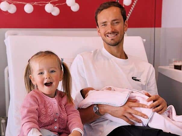 Daniil Medvedev became a father for the second time