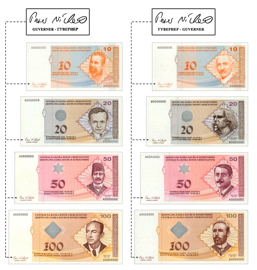 The Central Bank of BiH is withdrawing old banknotes from the period 1998-2009 from circulation