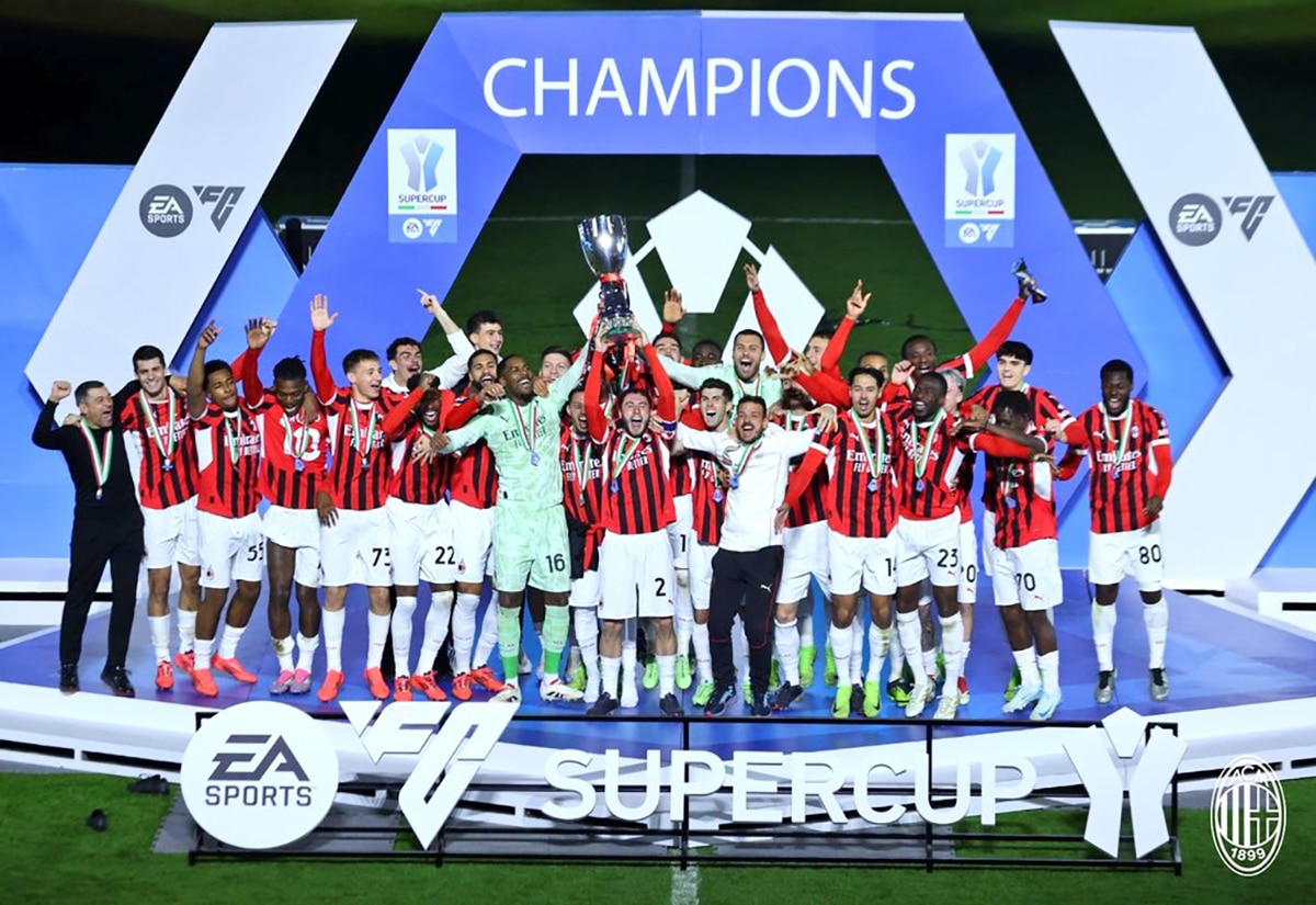 Milan lost to Inter and won the Super Cup with a turnaround
