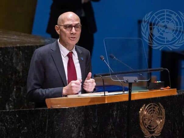 The head of the UN for human rights, Volker Turk, arrived in Syria