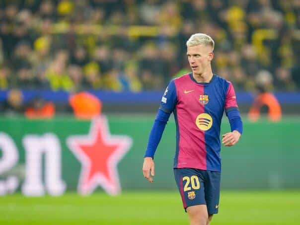 Dani Olmo is no longer eligible to play for Barcelona