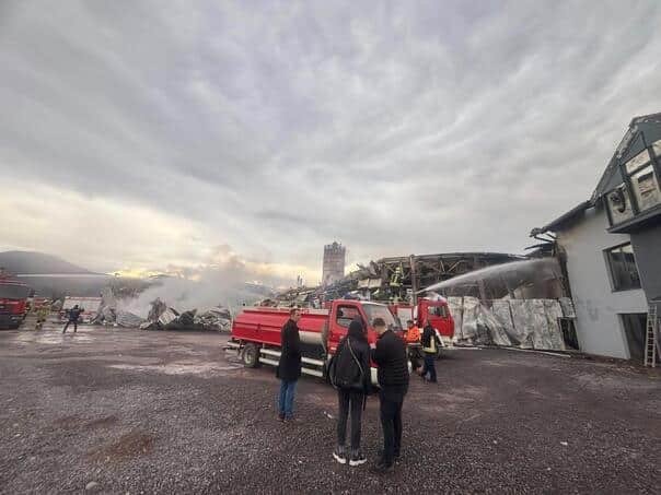 Drama in Žepča: Fire in the company ‘Saga’, material damage Great
