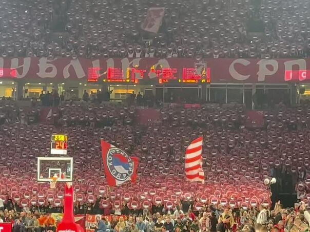 Euroleague: Zvezda fans glorified the RS army and the unconstitutional January 9