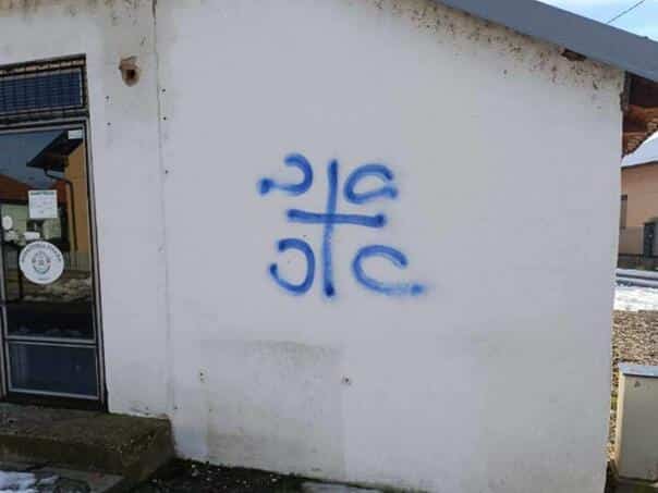 Graffiti in Janja: New provocations and bringing unrest