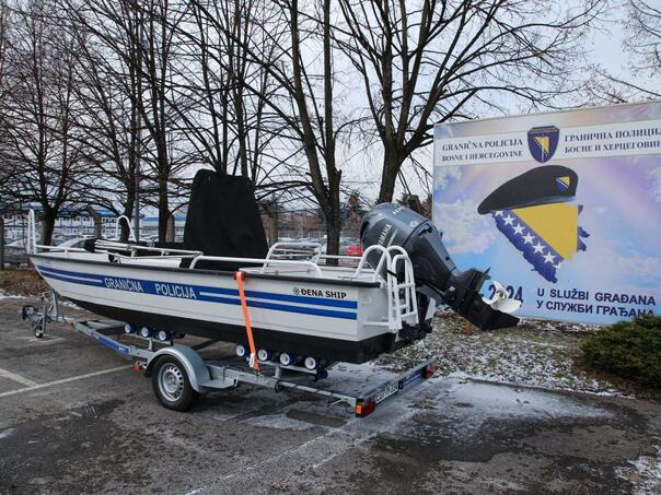 The BiH Border Police received a patrol boat worth 83,335 US dollars