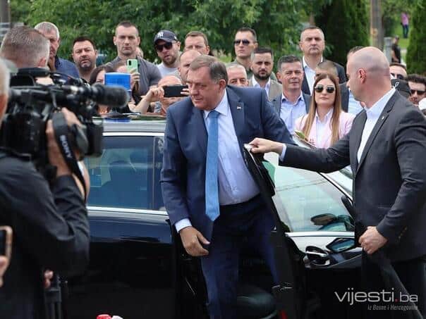Milorad Dodik today before the Court of BiH