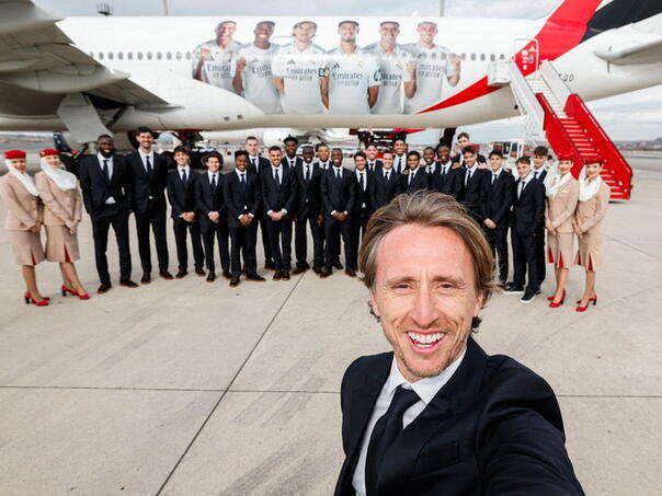 Modrić took a selfie worth 1.2 billion euros
