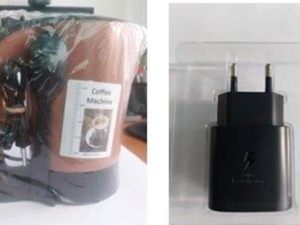 Authorities discovered chargers and kettles that can be dangerous to health