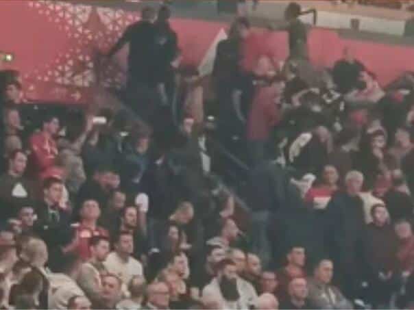 Zvezda fans kicked out the American ambassador from the Euroleague match