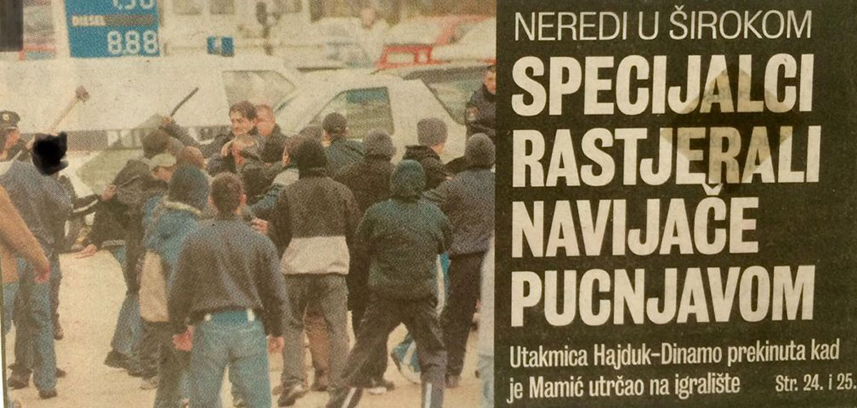Dinamo – Hajduk in Široki Brijeg: The match that never saw the end