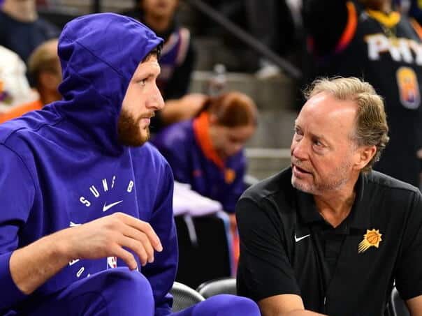 Nurkic Win Phoenix watched off the bench, for two months not talking to the coach