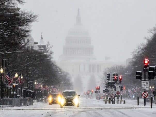 Five people died in a snowstorm in the USA
