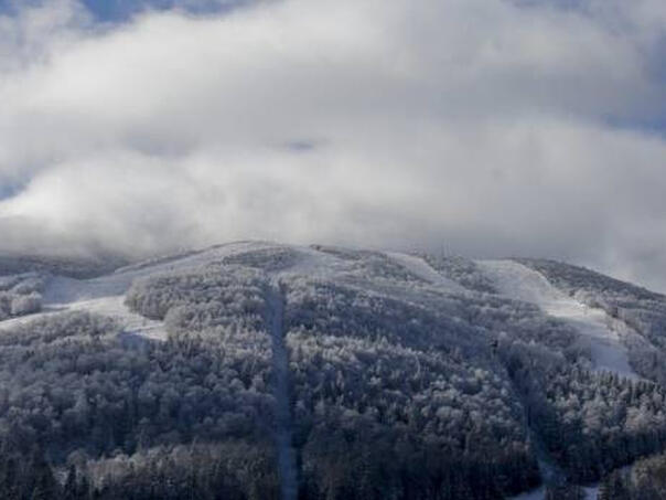 Overcast in the morning, light snow possible in the evening