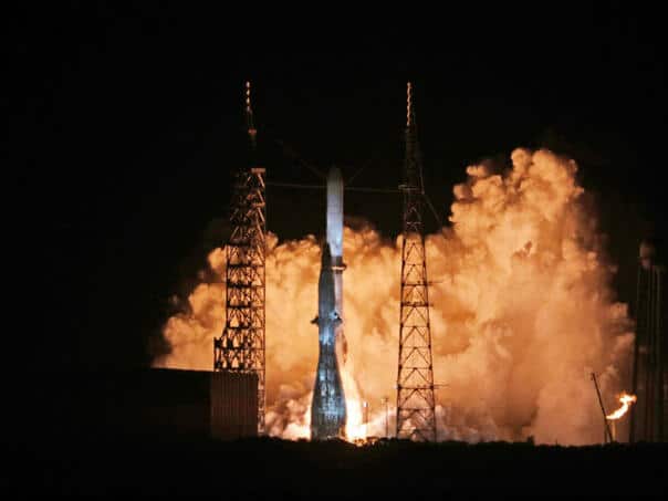 Jeff Bezos’ company rocket launched into space