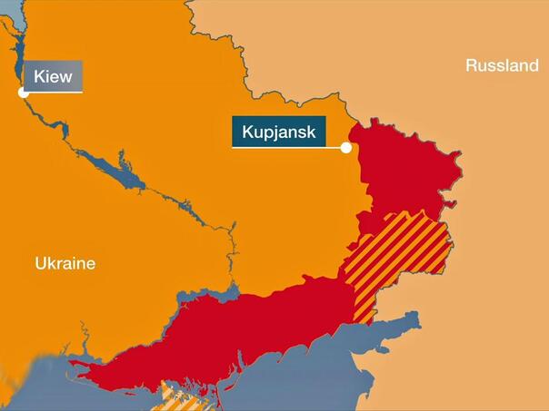 Russian troops only two kilometers from Kupjansk