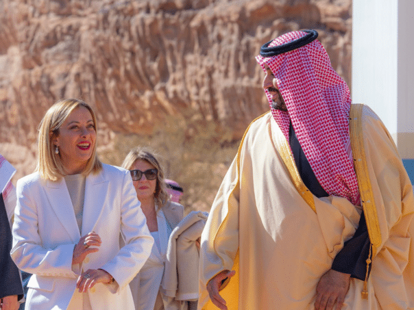 What did Giorgia Meloni and Saudi Crown Prince signed?