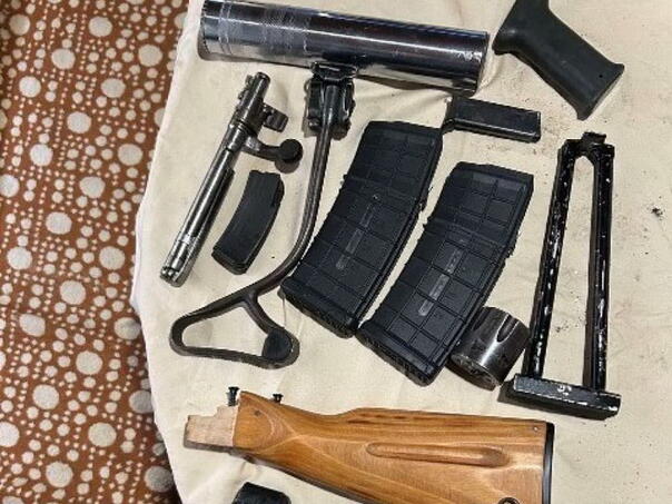 During the search of the house in Neum, a large quantity of weapons was found