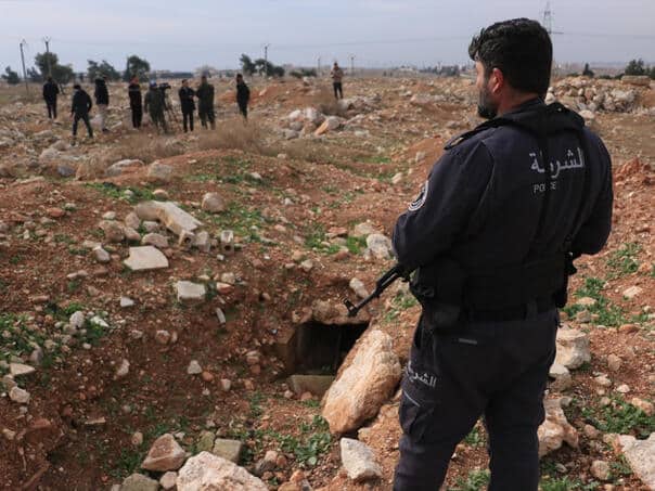 A mass grave with the remains of civilians was found in Aleppo, Syria