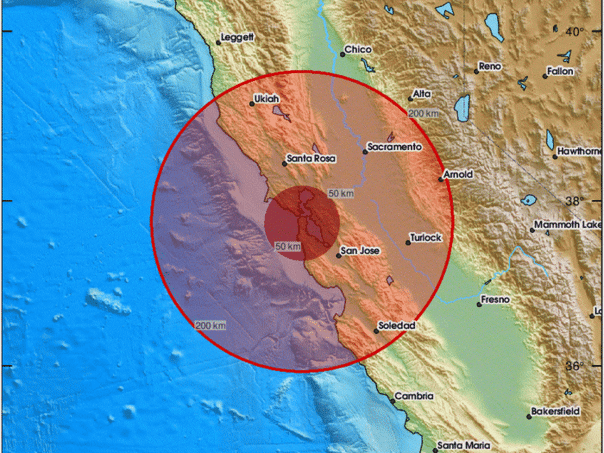 In the middle of the terrible fires, California was also hit by an earthquake