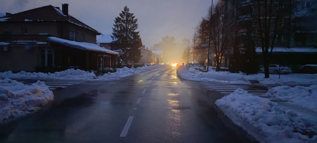 New snow on Friday