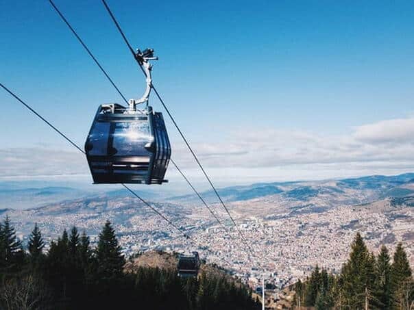 During 2024, 337,357 tickets were sold for the Trebević cable car