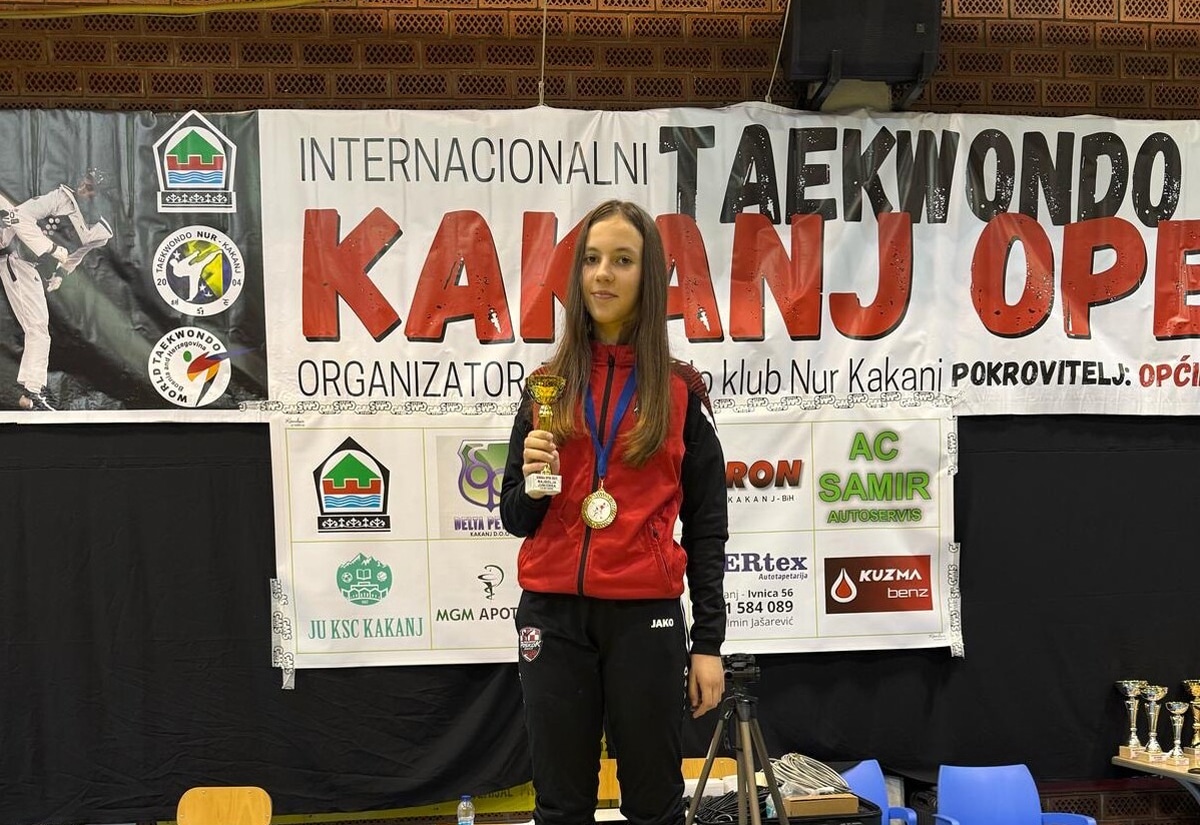 Gold for Anamari Miličević: First Junior performance, immediately victory