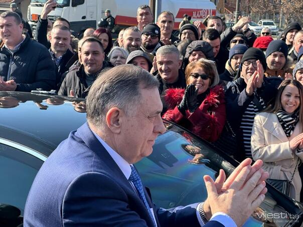 Dodik arrived at the Court of BiH to take the final words