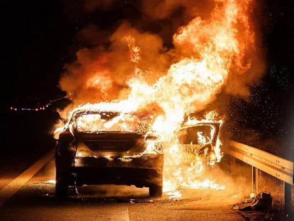 Drama in Sarajevo: The car ignited in driving