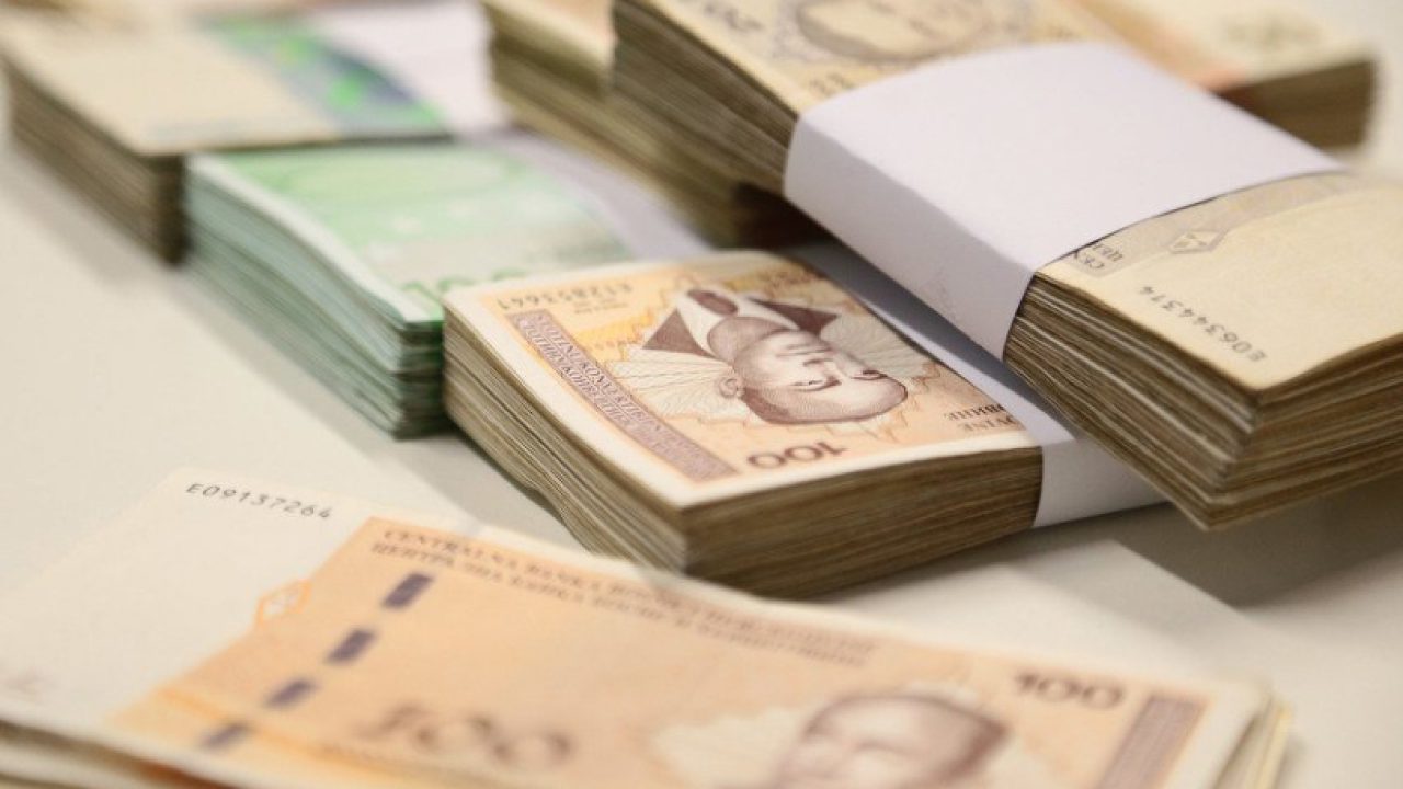 Why did the household deposits increased by 400 million KM for a month?