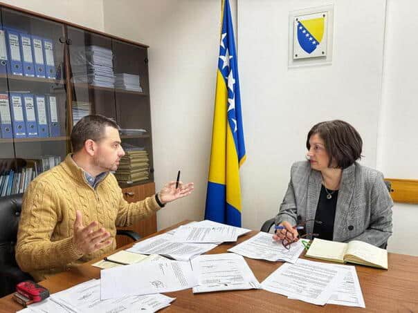 Magazinović with VD Director CJKP Work: Support for new laws, announced criminal charges