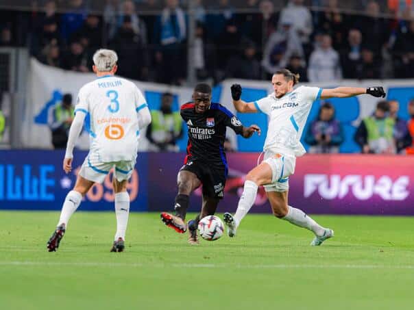 Marseille beat Lyon, five goals in the second half
