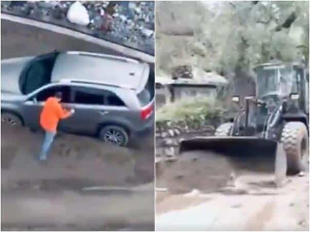Heavy rains caused landslides and evacuations in Southern California