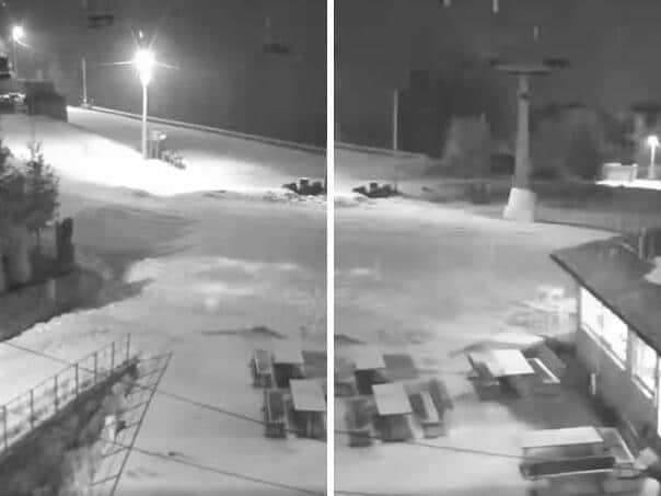 Snow falls in BiH again