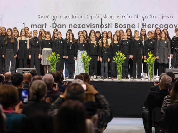 The Festival Session of the Municipal Council Novo Sarajevo was marked by the Independence Day of BiH