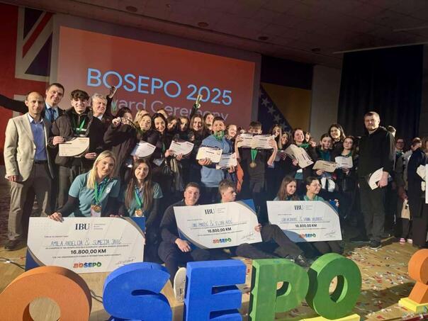 Tuzla students won 21 medals at the BOSEPO 2025 scientific projects