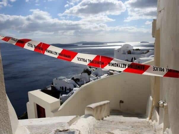 Extraordinary state of Santorini due to the earthquake, Greek authorities concerned