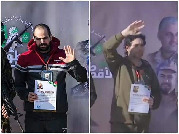 Video / Hamas released two more Israeli hostages, including the father of the youngest prisoners