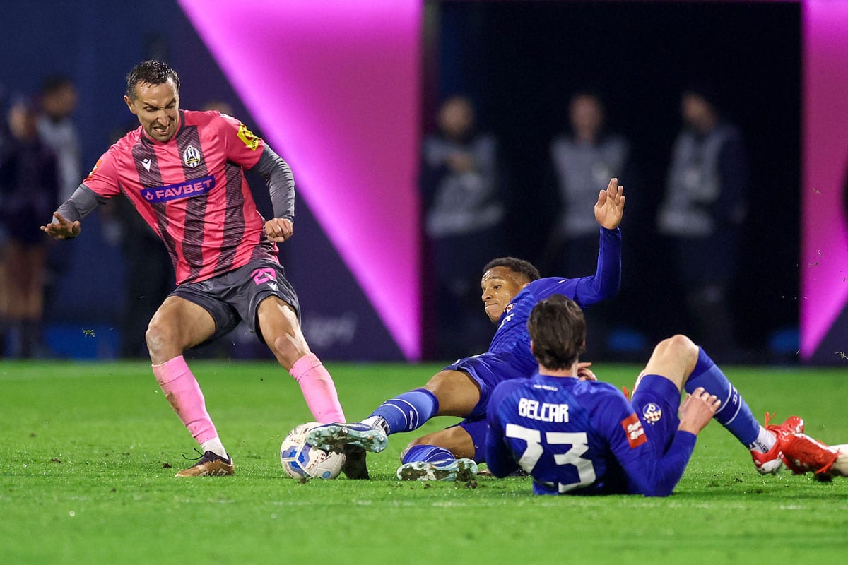 Dinamo celebrated against locomotive and approached Hajduk