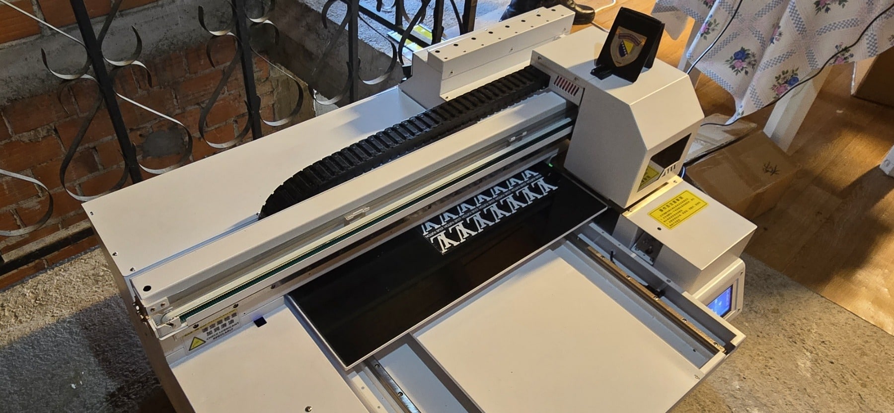 In the area of ​​Tuzla confiscated machines for marking goods trademarks protected and other brands