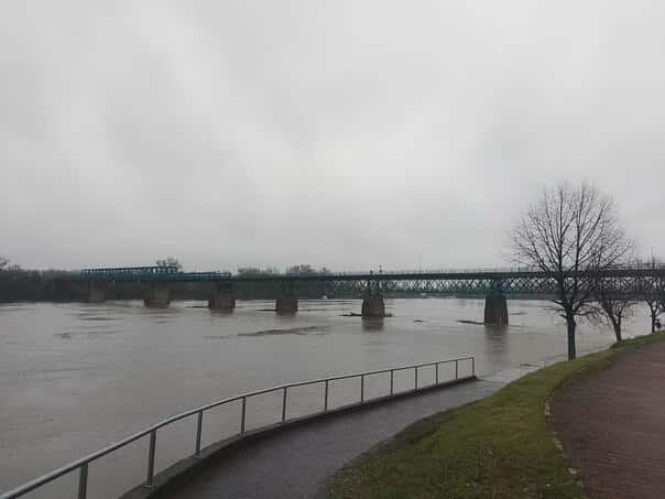 Sava River Water Area: Waterproofs in a slight decline
