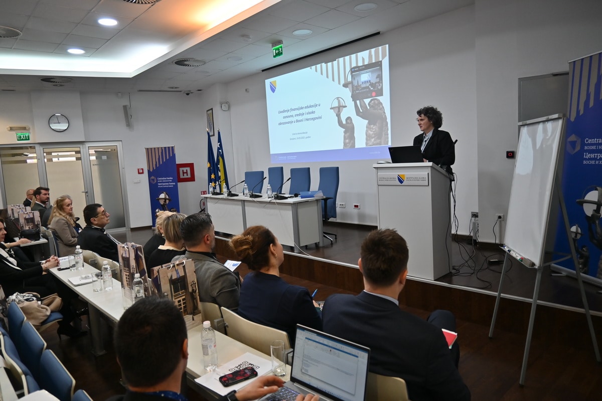 The Central Bank of BiH is led by the Initiative for the Integration of Financial Education in the Education System