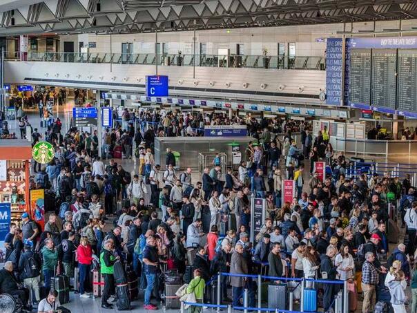 Today a strike at large airports in Germany
