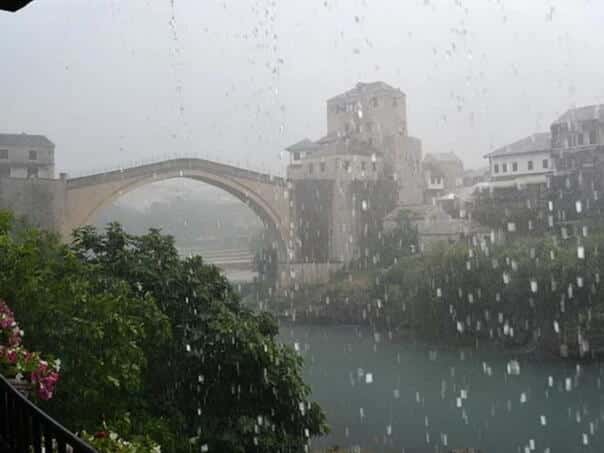 Today in BiH Overcast with rain, more intense precipitation in Herzegovina