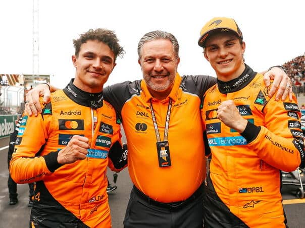 Domination McLaren in China: Piastra won in front of Norris