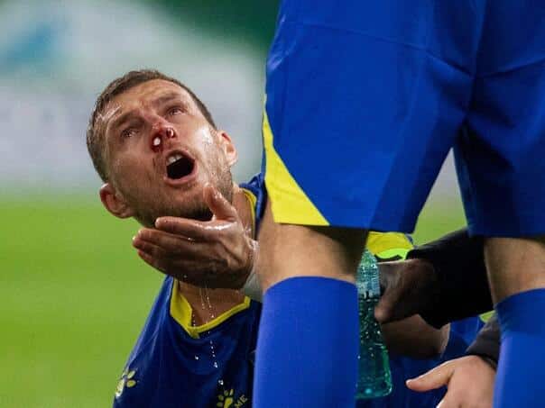 Edin Jacko ended up in hospital in Bucharest