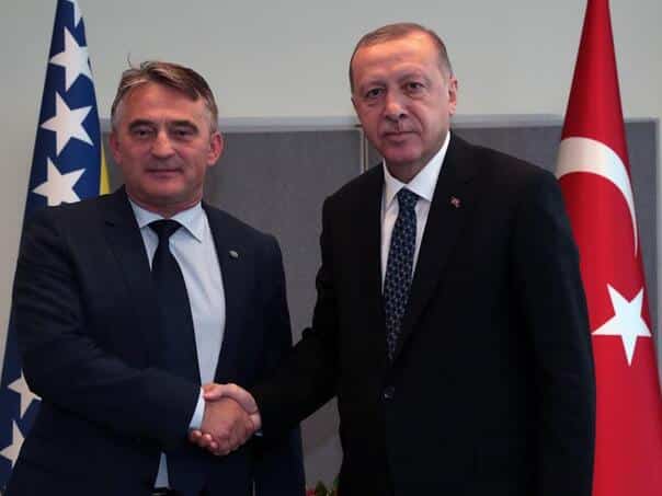 Erdogan with Komšić: Turkey will support BiH integrity