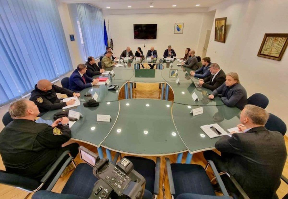 Extraordinary session of the Commission for the Security of the FBiH Parliament House of Representatives