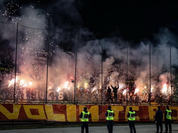 Horde of Evil will cheer the team from the western tribune after 17 years